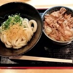 Gondaya - うどんと豚丼のセット