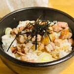 麺家 燻 - チャーシュー丼