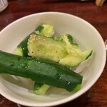 やきとり 大吉 - たたき胡瓜