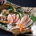 Assortment of 3 types of red chicken satsuma tataki directly delivered from Kagoshima