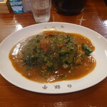 白銀亭 - トンカツカレーにホウレン草をトッピング。