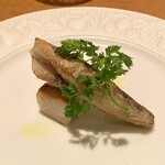 cucina Wada - メヒカリのソテー（海老芋添え）