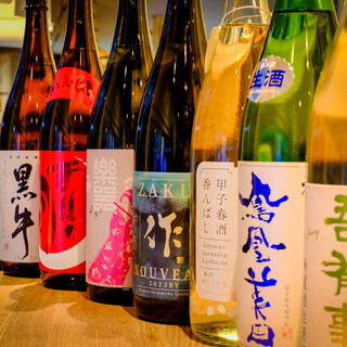 More than 12 types of carefully selected Japanese sake available, ranging from standard to seasonal drinks.