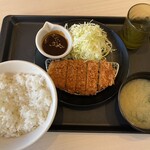 松のや - 料理写真:味噌ロースかつ定食