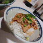 ラーメン 菅家 - チャーシュー飯