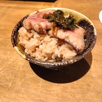 焼うお いし川 名古屋 - 大トロ　片面焼