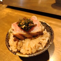 焼うお いし川 名古屋 - 大トロ　酢飯乗せ
