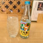 花山うどん - ぐんまちゃんサイダー