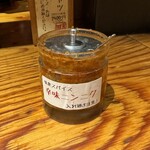麺場 浜虎 - ガーリックヌードル専用の辛味ニンニク