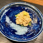 朝食 喜心 - 半升さんのおぼろ湯葉※メニュー表記は汲み上げ湯葉ですが、半升さんのおぼろ湯葉を喜心さんに提供されているそうです