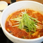 慈げん - トマトスープうどん（小盛り・730円）（2014/1)