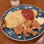 グリル金プラ - エビオムライス