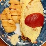 グリル金プラ - エビオムライス