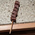 鳥歐 - おまかせ焼鳥5品 砂肝(コース料理 鳥歐 焼鳥 ジビエコース)