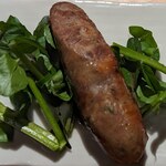 鳥歐 - 鹿と牡蠣の無化調ソーセージ(コース料理 鳥歐 焼鳥 ジビエコース)