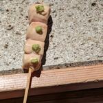 鳥歐 - おまかせ焼鳥5品 ささみのわさび焼き(コース料理 鳥歐 焼鳥 ジビエコース)
