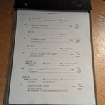 鳥歐 - ワインのメニュー1