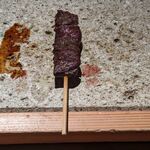 鳥歐 - 宮城県小野寺さんの鹿串(コース料理 鳥歐 焼鳥 ジビエコース)