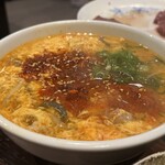焼肉食道 大勝 - 激辛みそスープ