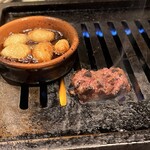 焼肉食道 大勝 - ニンニクも　タン下もええ感じ