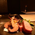 恵比寿 鉄板焼き Sublime - 伊勢海老と黒毛和牛