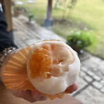 Yumekabou Takara - 瀬戸内でとれた甘いみかんが丸ごと1個入ったボリューミーな「みかん大福」もおすすめです！