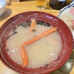 近江町海鮮丼家ひら井 - カニ汁