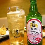 富賀田 - 日本酒ハイボール600円