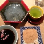 くろぎ - デザートの葛きり