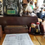 とんかつ一彦 - 店の内観。
                                やっぱりおやっさんの名前だったｗ