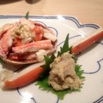 くろぎ - 香箱蟹とズワイガニ盛合せ