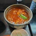 日本橋 やぶ久 - 小さいカレー南ばんそば ♪