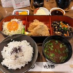 とんかつ家 比呂野 - ミックスランチ@1,150