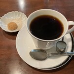 二番館Ⅱ - ビーフカレーセットのドリンク（ホットコーヒー）