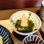 江戸堀 焼豚食堂 - 選べる小鉢、かぶのあんかけ。