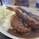 かつや - 海老･ヒレ･メンチカツカレー 890円