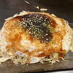 Teppanyaki Okonomiyaki Hanako - 肉玉そば@950円