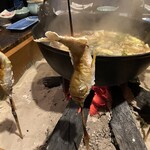 割烹 石山 - 天然鮎と巻き狩り鍋