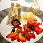 トップ・オブ・シナガワ・スカイダイニング - クリスマスデザート(2013年12月撮影) 