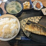 潤の珈琲 - おまかせ定食(塩サバ)。1,000円