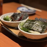 寅八商店 心斎橋店 - 鰹のタタキ塩&ポン酢