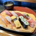 しほう田 - にぎり鮨ランチ … ¥1,300円（税込）