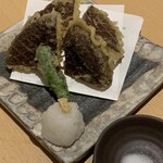 Yamano Saru - ジャンボ椎茸 天ぷら