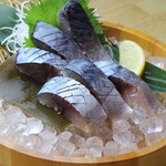 Our specialty! Sotenshime mackerel making
