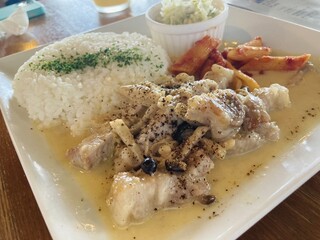 Carib cafe - 島豚ランチ