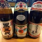 どんたく - 当店では、焼き鳥に合う芋焼酎を取り揃えております。ぜひ一度ご賞味下さい！