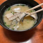ささいずみ - 鯵味噌汁無料