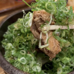 やき鳥 ササキ - せせりのネギまみれ