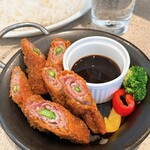 Pincho Teppan Supein Kushi - フラメンキン（1100円）