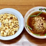 台湾料理 味味 - 料理写真:麻婆飯＋台湾ラーメン